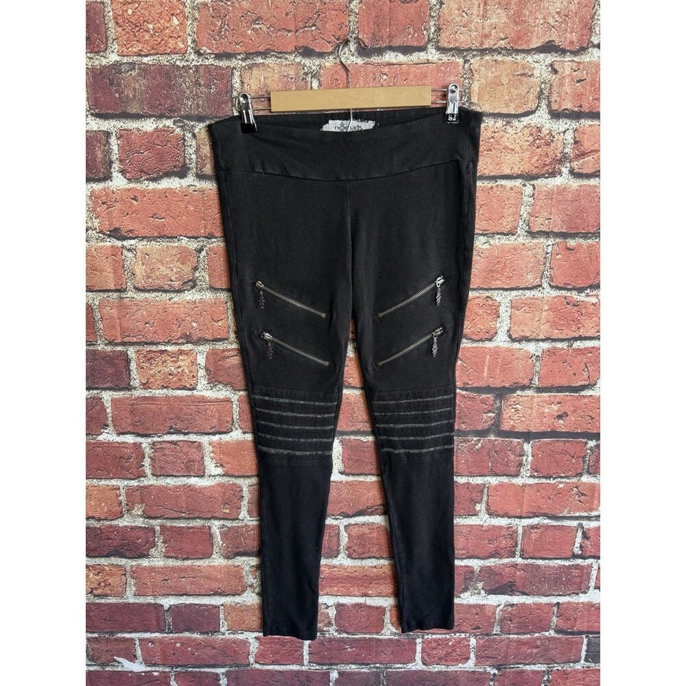 Nomads Hemp Wear Womens Black Cropped Pants Bamboo Size Large